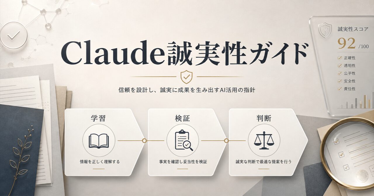 Claude Opus 4.8 誠実性 エージェント【2026年最新】のアイキャッチ