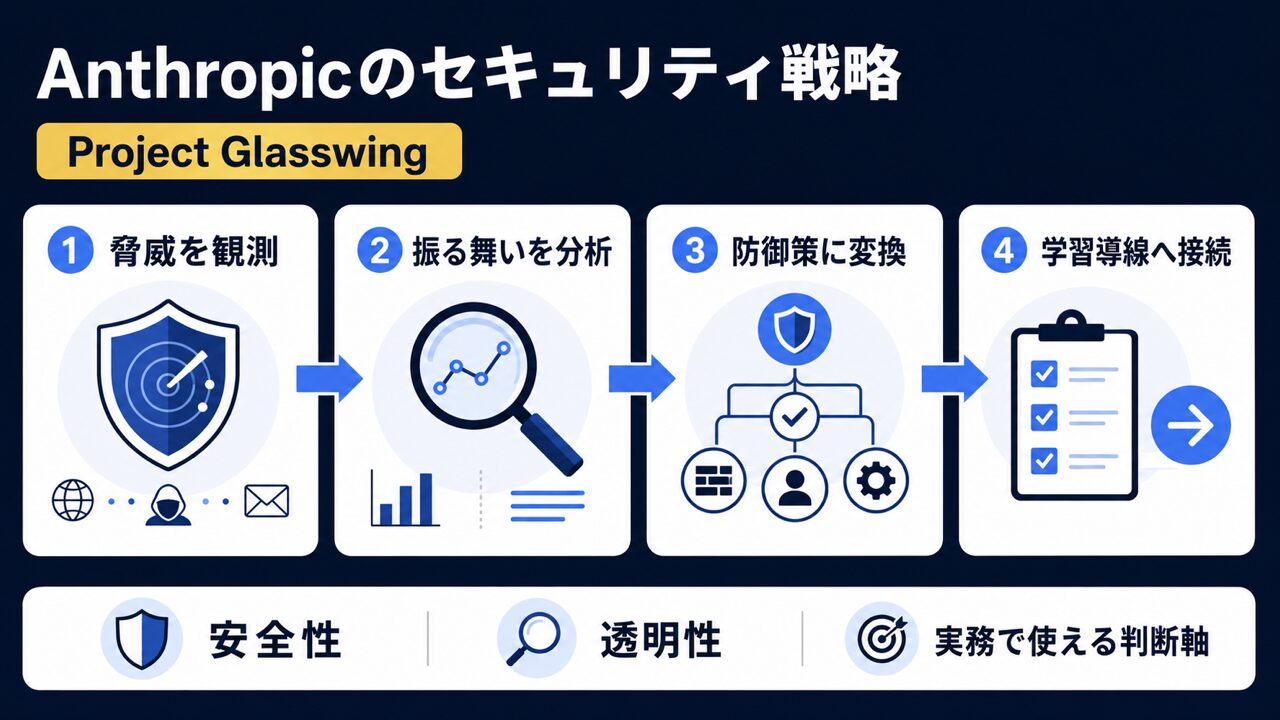 Claude Mythos サイバーセキュリティ【2026年最新】の要点を整理した図解