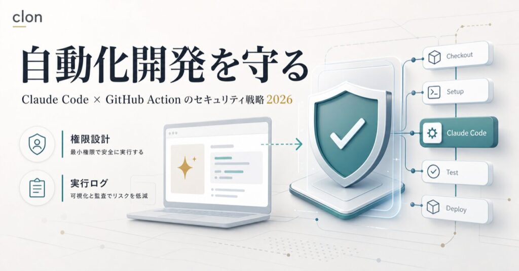 Claude Code GitHub Action セキュリティ【2026年最新】のアイキャッチ