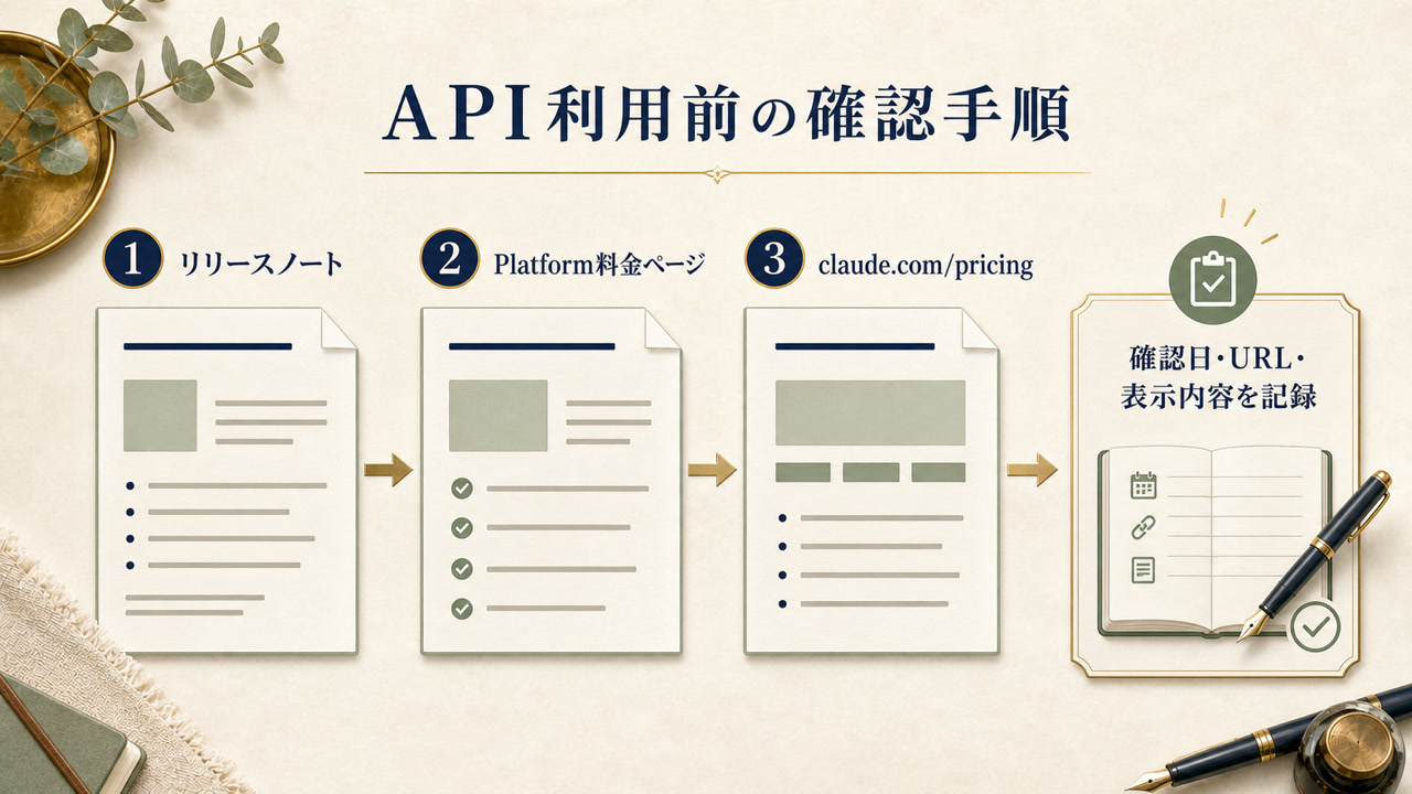 API利用を始める前に確認すべき手順とポイントの図解