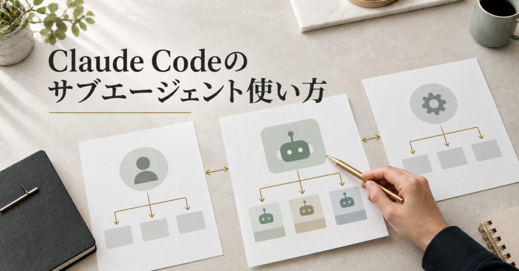 Claude Codeのサブエージェント使い方｜設定ファイルの書き方と使い所
